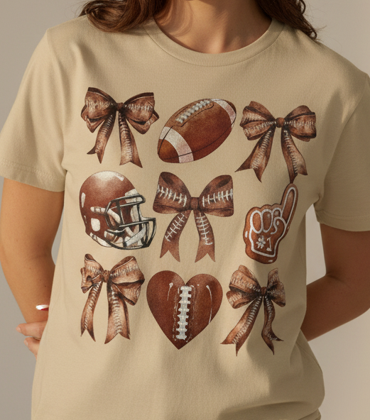Glitter Football Croquette (2Transfers available for pressing)