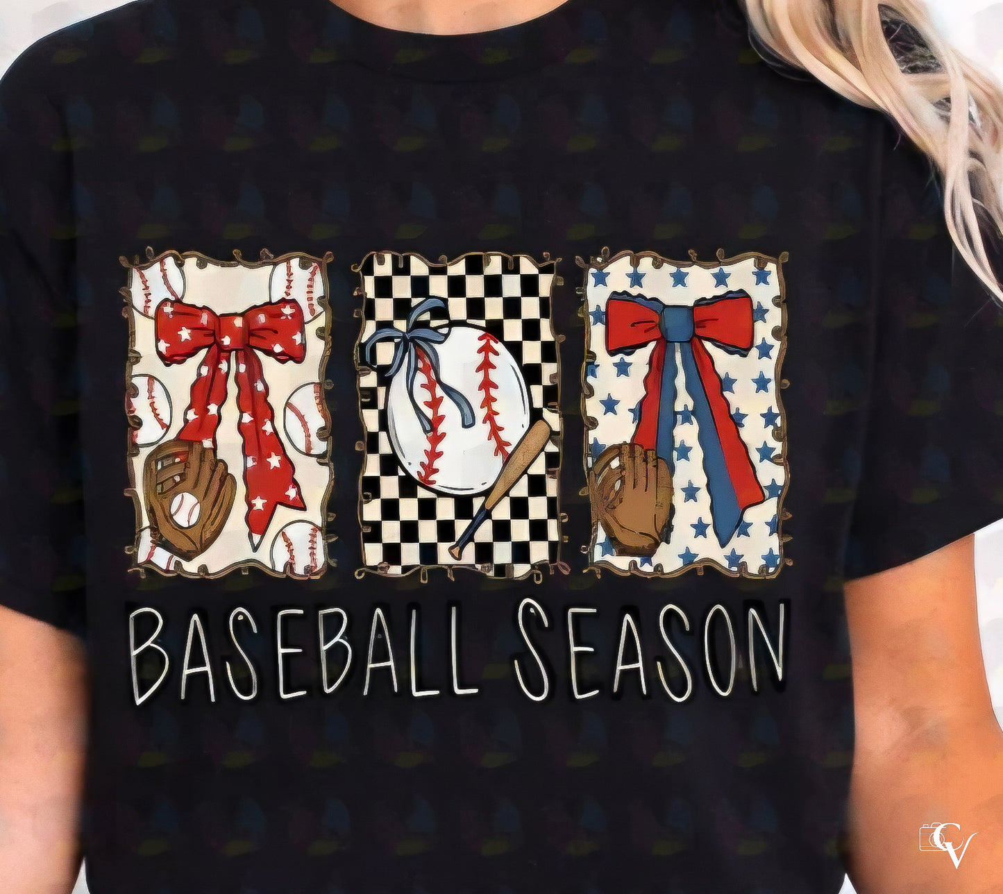 Glitter Baseball Season (3 Transfers available for pressing)