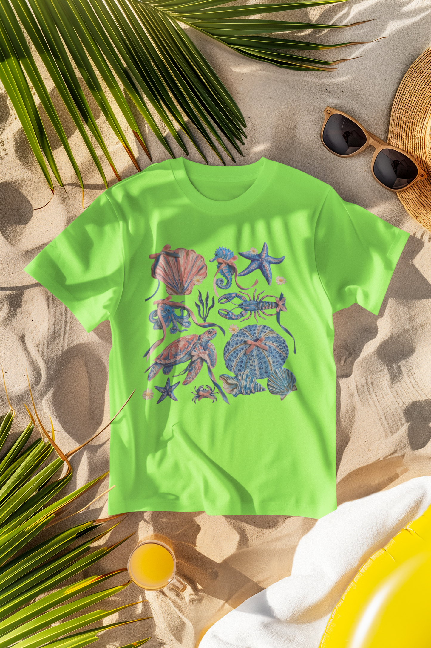 SEA SHELLS &TURTLES (2 TRANSFERS AVAILABLE FOR THIS PRODUCT)