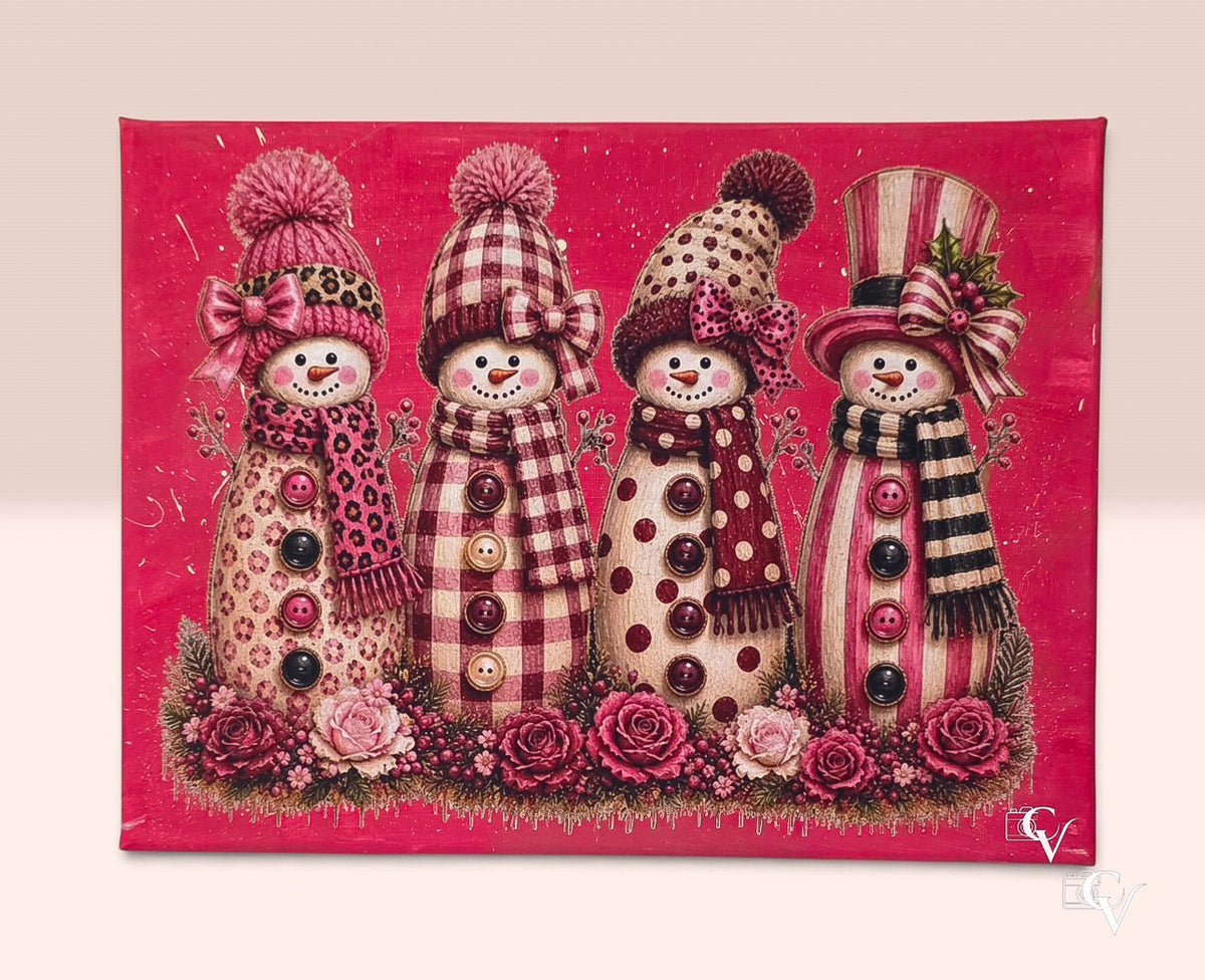 Snowgirls Canvas Print