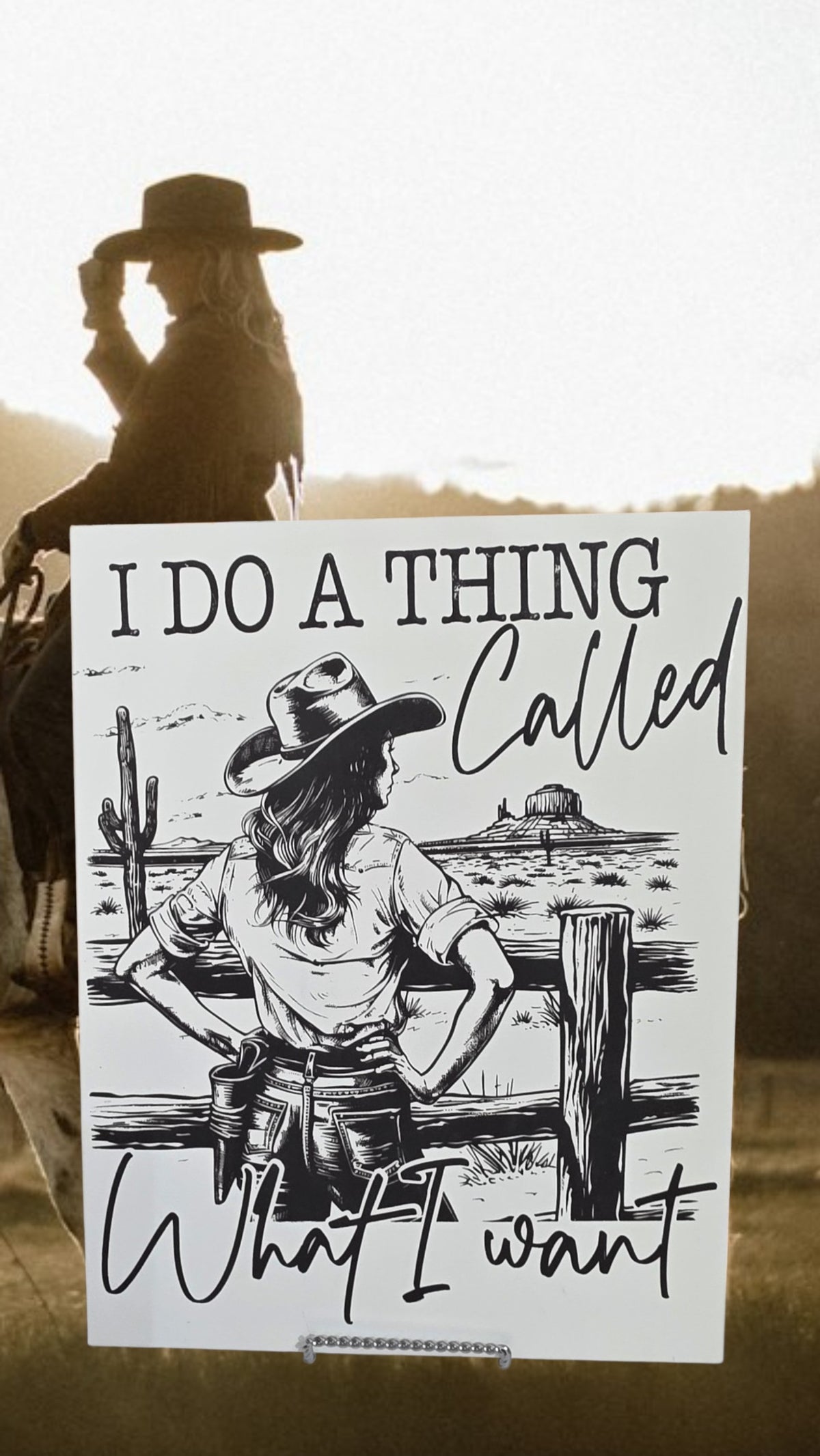 I Do A Thing Called What I Want Canvas