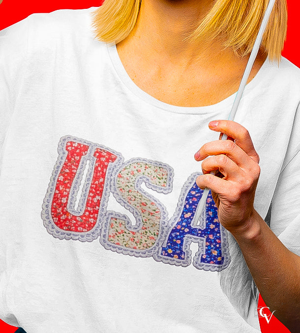 USA Floral Letters (2 AVAILABLE FOR THIS PRODUCT)