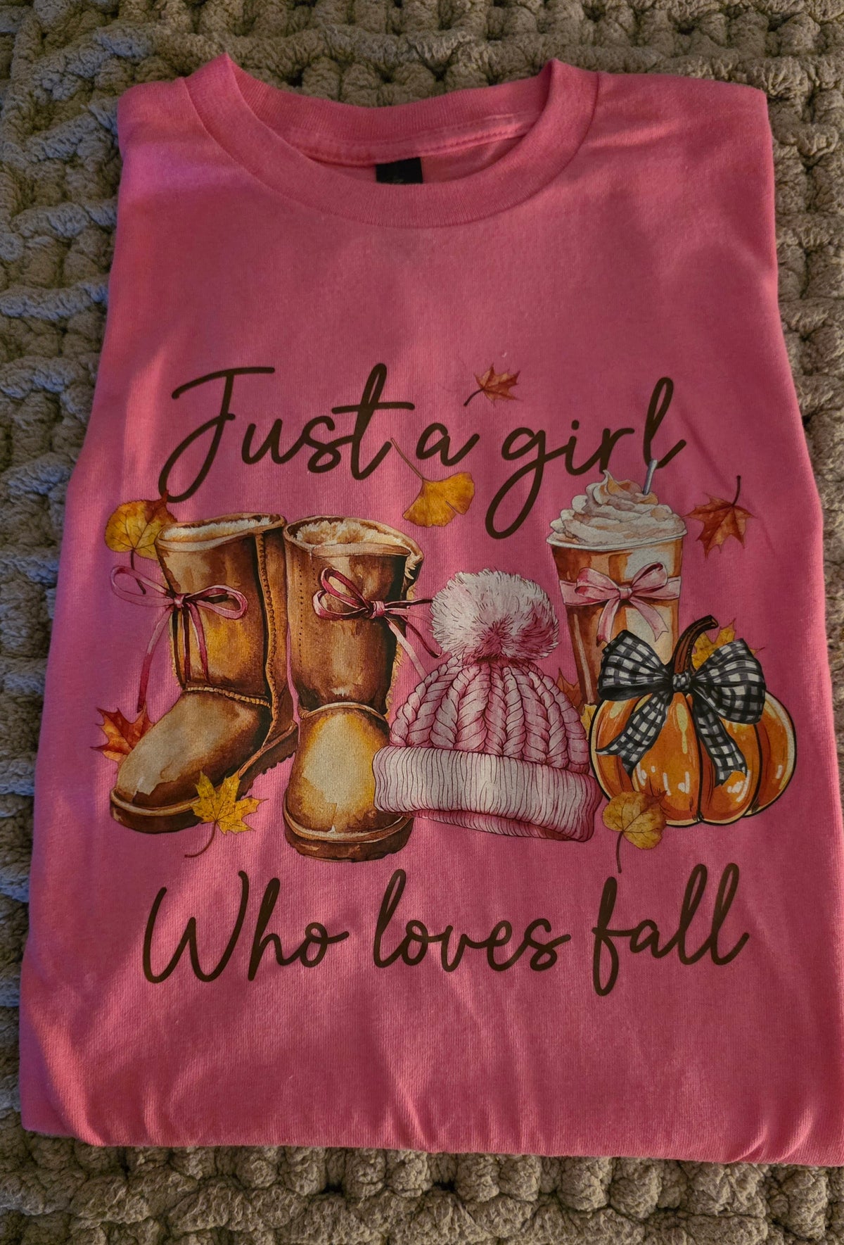 Just A Girl Who Loves Fall Tee